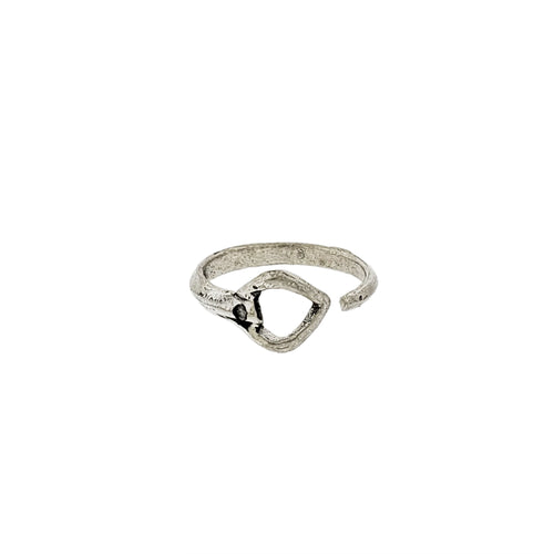 Toothpick Ring in Silver