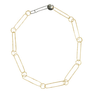 Chain Link Choker 14k Gold